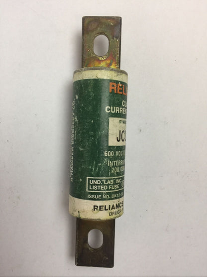 RELIANCE JCL100 CLASS J CURRENT LIMITING FUSE 100AMP 600VAC (LOT OF 5)