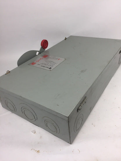 EATON H364NFK HEAVY DUTY SAFETY SWITCH 200 AMP 600 VAC 250 VDC 3 POLE TYPE 1