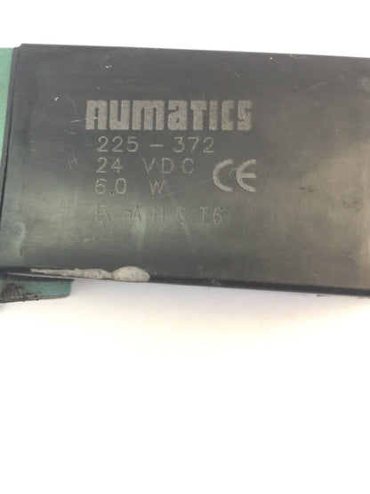 NUMATICS 225-372 SOLENOID VALVE 24VDC 6.0W