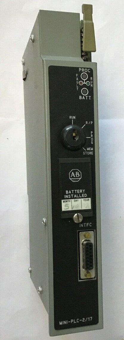 ALLEN BRADLEY 1772-LW D MINI-PLC-2/17 PROCESSOR 1.25A 5VDC SER.D REV.F