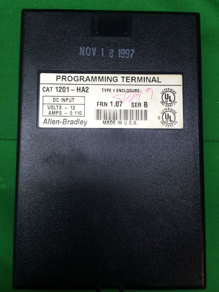 ALLEN BRADLEY 1336S-BRF05-AA-EN4-HA2-L5E, Ser. D PROGRAMMING TERMINAL,1201- HA2