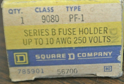 LOT of 2 / SQUARE D 9080 PF-1 FUSE HOLDER / 250V / NEW SURPLUS