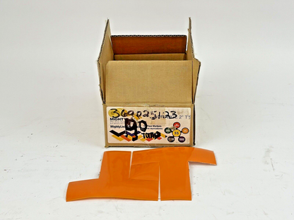 MIGHTY LINE TAPE - ORANGE T - BOX of 90 T'S - INDUSTRIAL TAPE - 6"X6"X2"