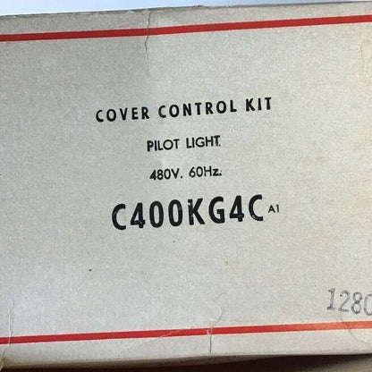 CUTLER HAMMER C400KG4 SER.A1 COVER CONTROL KIT W/PILOT LIGHT 480V 60CY C400KG4C