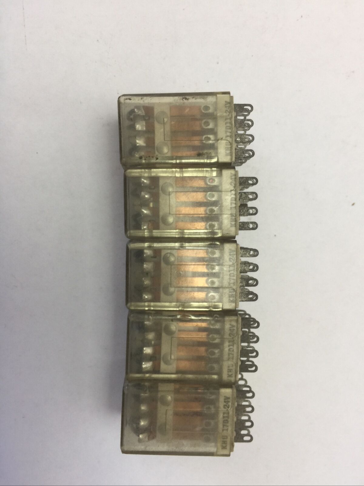 AMF POTTER & BRUMFIELD KHU17D11 RELAY 24VDC 1/10HP 3A 120VAC 3A 28VDC (LOT OF 5)