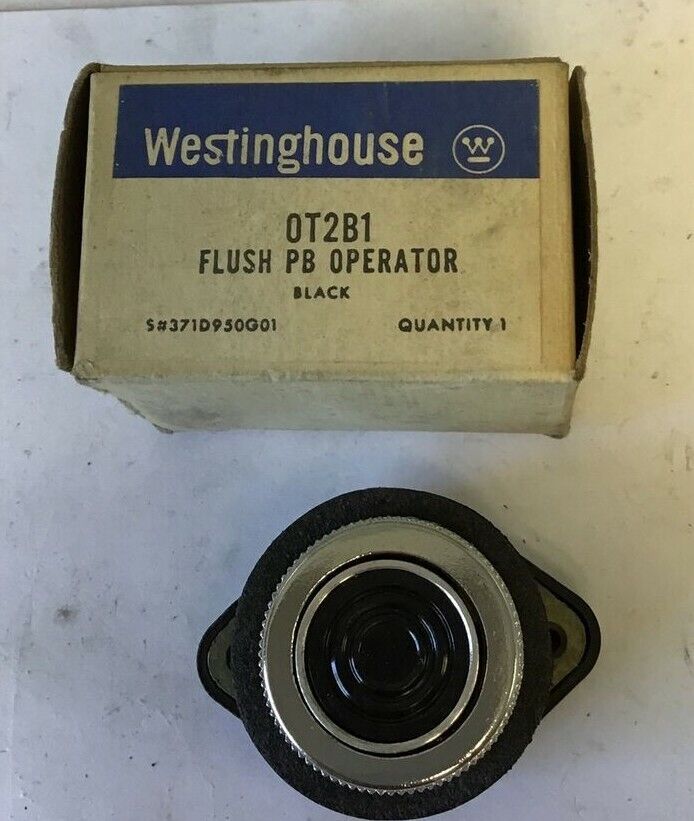 WESTINGHOUSE OT2B1 FLUSH PUSH BUTTON OPERATOR ***LOTOF3***