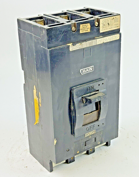 SQUARE D - LAP36125MB -MOLDED CASE CIRCUIT BREAKER- 125 AMP, 3 POLE, 600 VAC