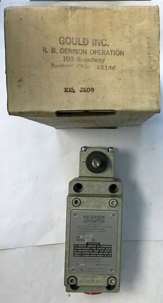 GOULD EX4 JK09 R.B.DENISON LOXSWITCH NEMA B300
