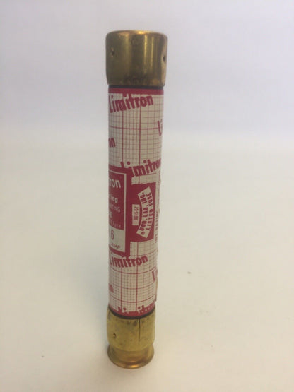 BUSSMAN LIMITRON KTS-R 6 FAST ACTING CURRENT LIMITING FUSE 6A 600VAC (LOT OF 10)