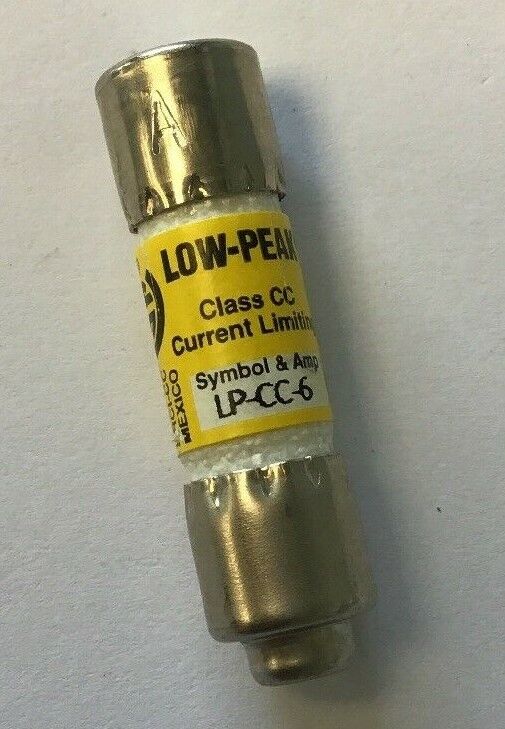 BUSMANN LOW PEAK LP-CC-6 TIME DELAY FUSE CLASS CC 600V***LOTOF2***