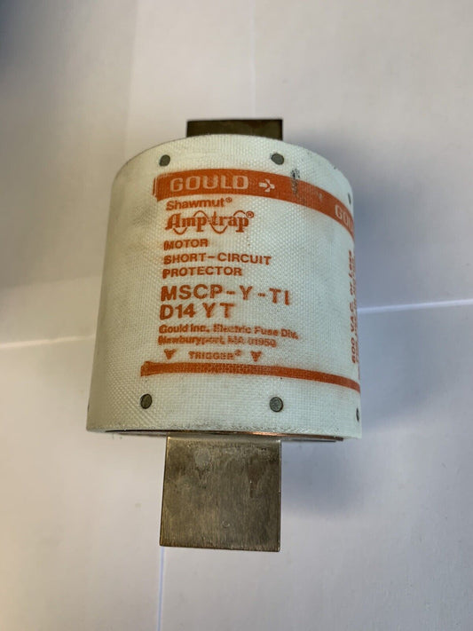 Gould Shawmut Amp-trap MSCP-Y-TI/D14YT 600V Motor Short-Circuit Protector