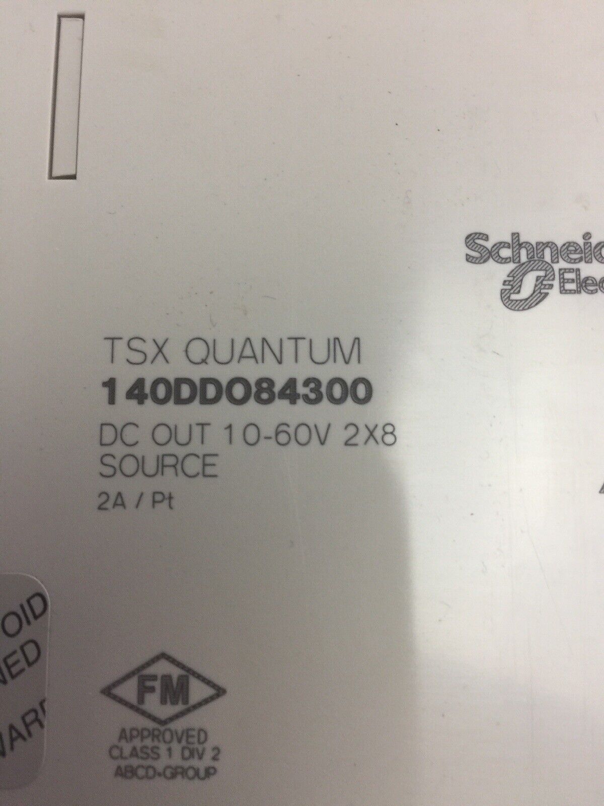 SCHNEIDER ELECTRIC 140DDO84300 DC OUTPUT 10-60VDC 2X8