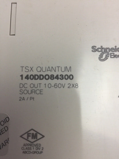 SCHNEIDER ELECTRIC 140DDO84300 DC OUTPUT 10-60VDC 2X8