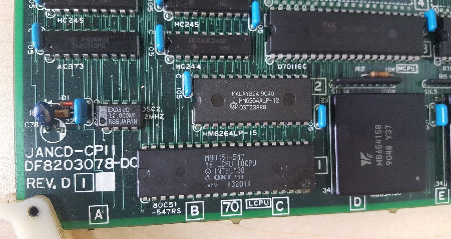 JANCD-CPII  BOARD DF8203078-D0 REV D1