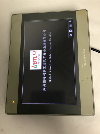 WEINVIEW CO. MT8101IE TOUCH SCREEN OPERATOR 24VDC 1WV