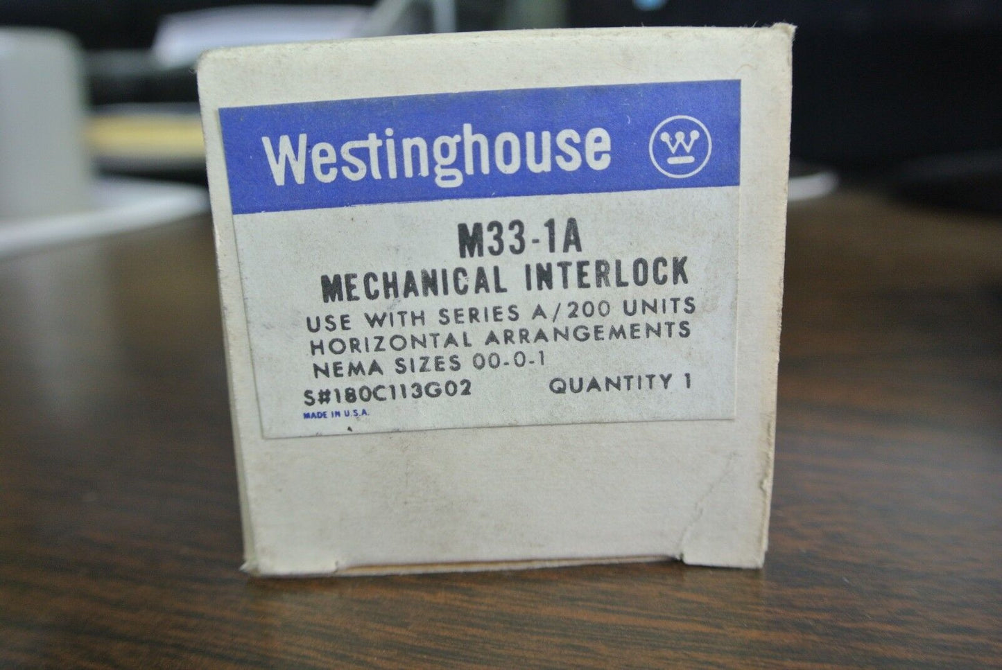 WESTINGHOUSE M33-1A - MECHANICAL INTERLOCK for Series A/200 UNITS - NEW SURPLUS