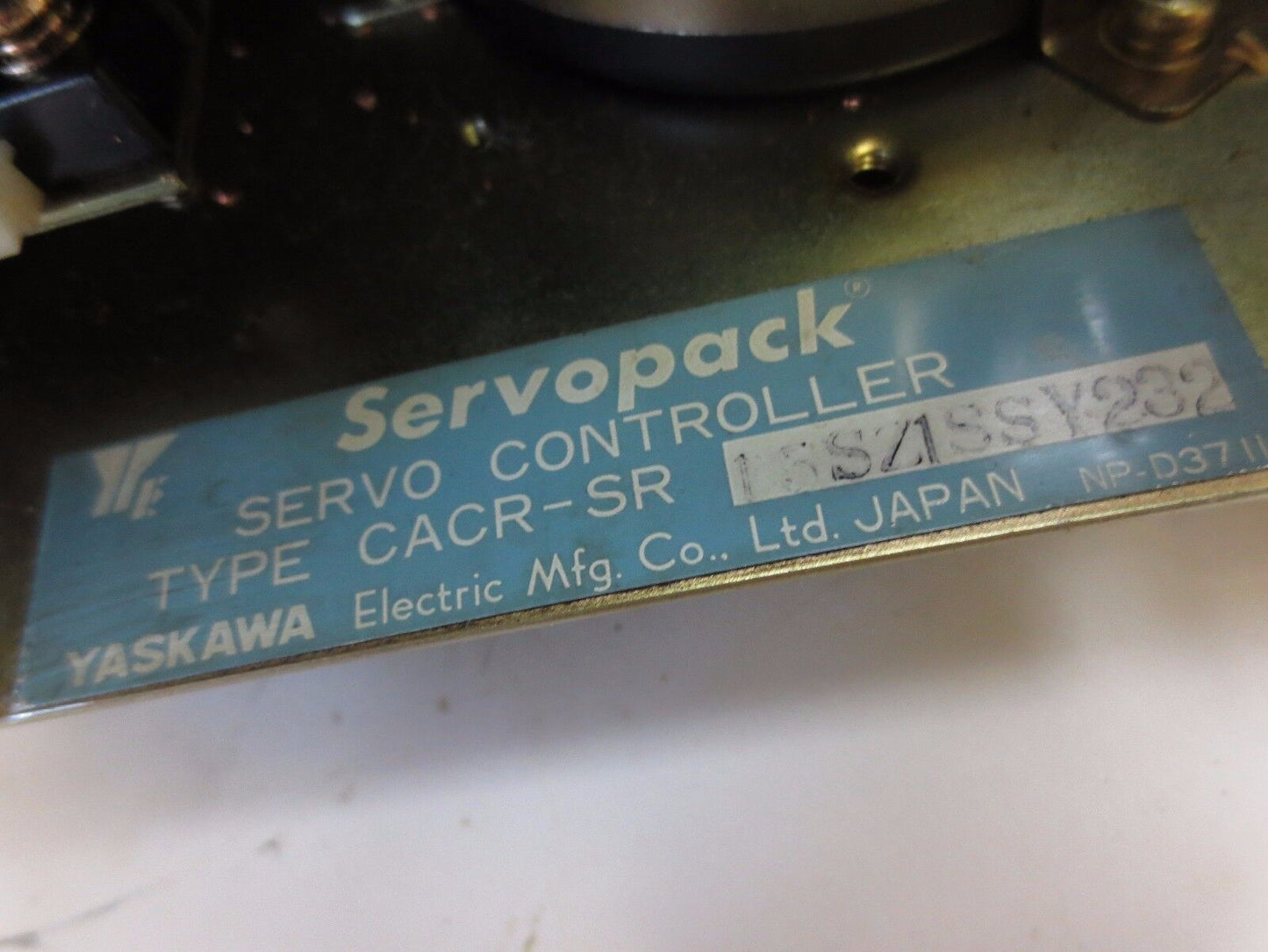 YASKAWA CACR-SR 15SZ1SSY232 SERVOPACK / SERVO CONTROLLER