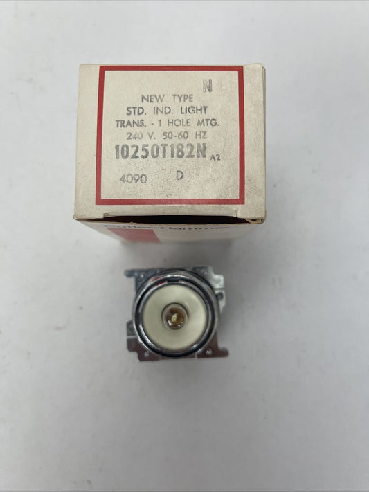 CUTLER HAMMER 10250T182N STD. IND. LIGHT TRANS. 1 HOLE MTG. 240V 50-60HZ