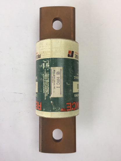 RELIANCE JCL500 CURRENT LIMITING FUSE 500A 600VAC CLASS J