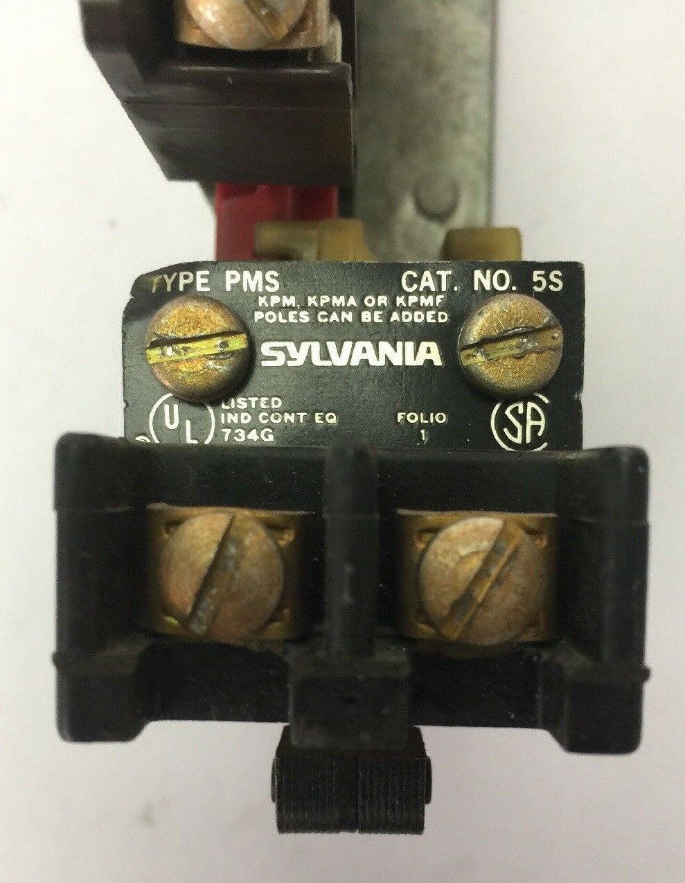 SYLVANIA PMS 6S SLIM JIM RELAY TB139-1 COIL 110-120V 60HZ