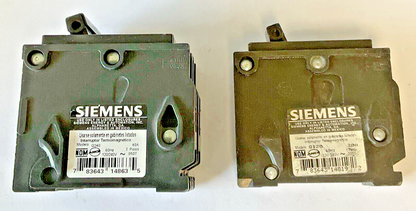 SIEMENS Q120(1POLE) & Q240(2POLE) CIRCUIT BREAKER 120/240VAC 20, 40A 60HZ