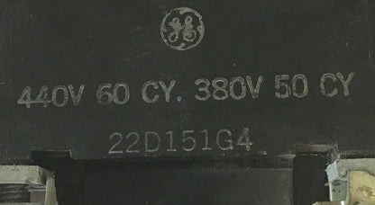 GENERAL ELECTRIC 22D151G4 COIL 440V/60CY 380V/50CY