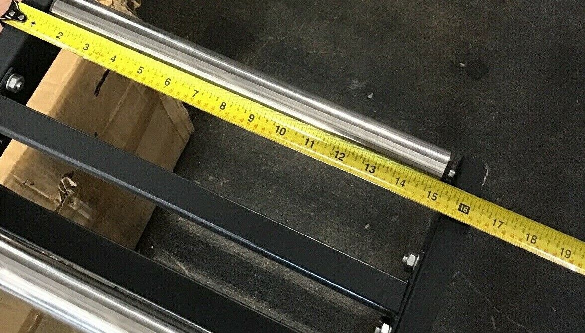 Dayton 2XUV3 Roller Conveyor Support Table, 500 Lb Cap 65.5" LONG, 15.5" WIDE.