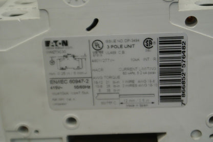 EATON WMZT3C03 + WMZT3C30 CIRCUIT BREAKERS + WMZT3P6T BUS BAR + WMZT35EXT