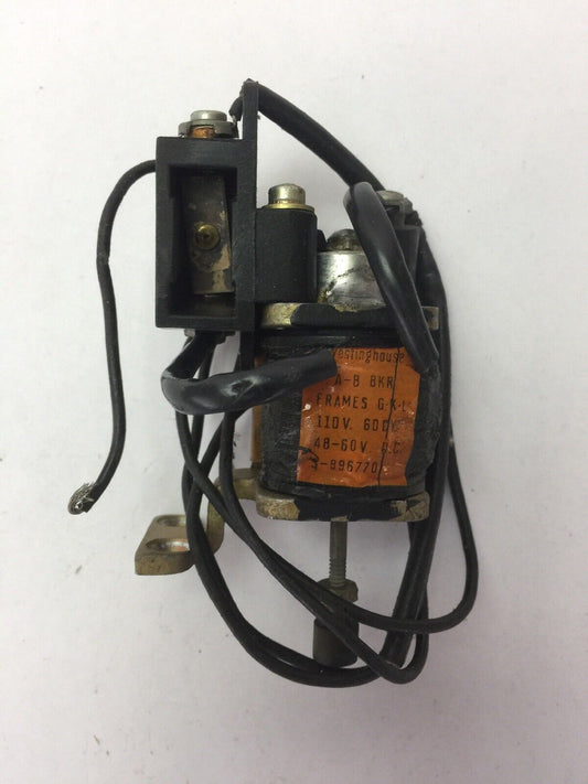 WESTINGHOUSE/CUTLER HAMMER S-896770 SHUNT TRIP 110VAC 60CY 48-60VDC