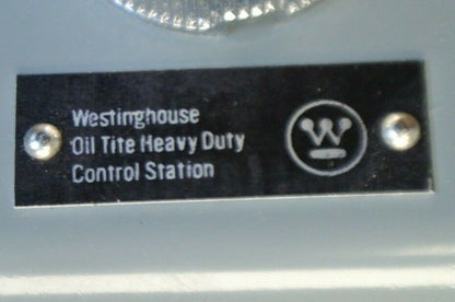 WESTINGHOUSE OT-1 / OILTIGHT HEAVY-DUTY PUSHBUTTON CONTROL STATION / NEW SURPLUS