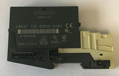 SIEMENS 6ES7 138-4CB10-0AB0 POWER MODULE W/ 6ES7 193-4CE00-0AA0 TERMINAL