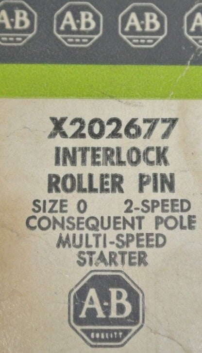 ALLEN-BRADLEY X202677 INTERLOCK ROLLER PIN / SIZE 0 / 2-SPEED / NEW SURPLUS