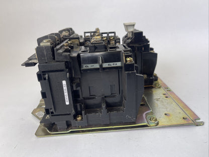 ALLEN BRADLEY 505-B0D SER C REVERSING STARTER 600VAC 27A 10HP COIL 115-120V W50