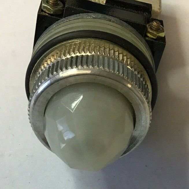 GENERAL ELECTRIC CR104C222 OILTIGHT INDICATOR LIGHT WHITE 115V AC/DC