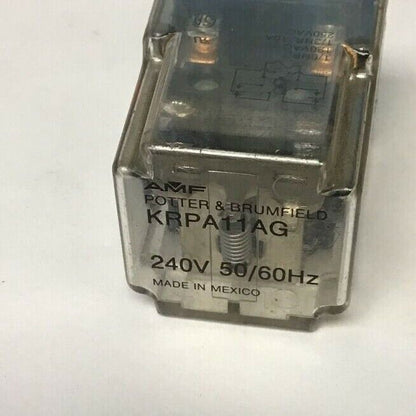 POTTER & BRUMFIELD KRPA11AG RELAY 240V 50/60HZ ***LOTOF2***