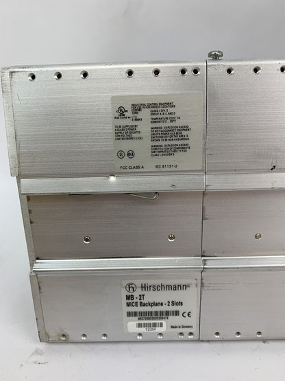 Hirschmann MS3124-4 Mice Switching Module with (6) MM2-4TX1 Media Modules