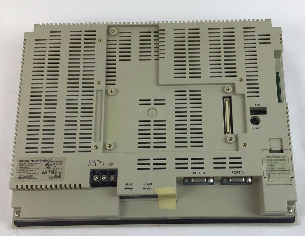 OMRON NS10-TV00-V2 INTERACTIVE DISPLAY 24VDC 25W