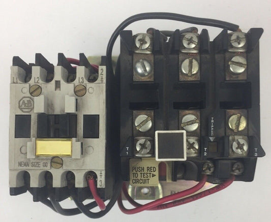 ALLEN BRADLEY 509-TOA STARTER SER B 9A 600VAC COIL 240V 60HZ 220V 50HZ