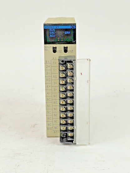 OMRON - CS1W-AD041-V1 A/D UNIT - PLC ANALOG INPUT MODULE -4PT, 1/8000 RESOLUTION