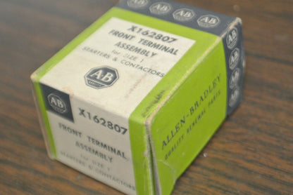 ALLEN-BRADLEY X-162807 FRONT TERMINAL ASSEMBLY / SIZE 1 STARTER / NEW SURPLUS