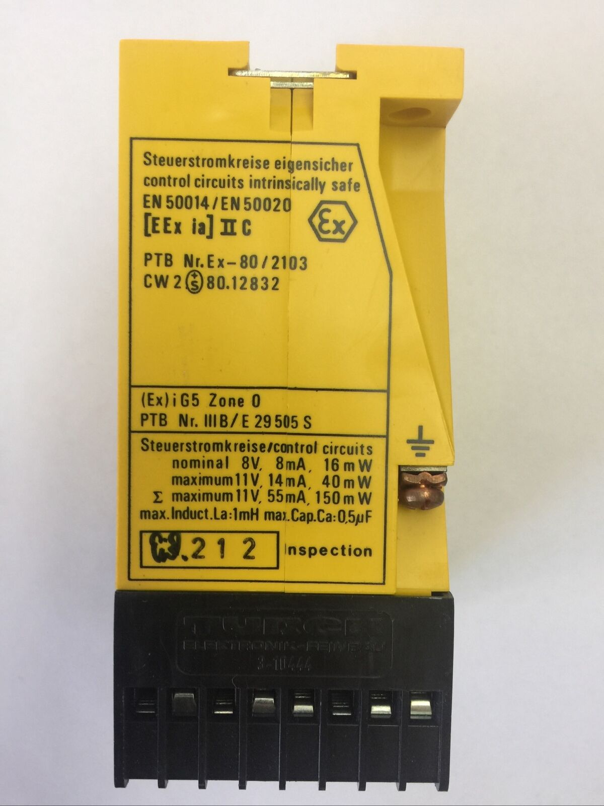TURCK MS 41-12 Ex0-R MULTI SAFE POWER SUPPLY 110VAC RELAY OUTPUT 250VAC 60VDC