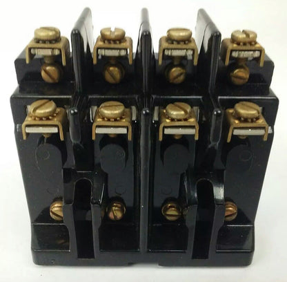 ALLEN BRADLEY Z-31950 CONTACTS, 4P, BUL 700 TYPE BR, MISSING ONE SET OF CONTACTS