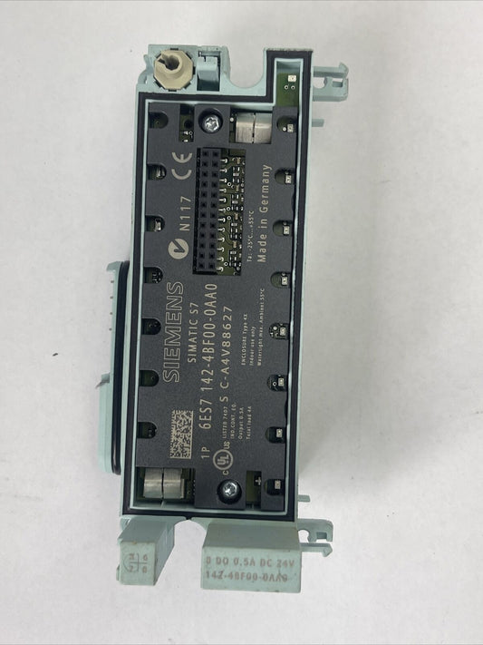 SIEMENS SIMATIC S7 1P 6ES7 142-4BF00-0AA0 DP ELECTRONIC MODULE 24VDC 0.5A