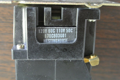 WESTINGHOUSE BFE51F INDUSTRIAL CONTROL RELAY, TYPE BF 300V, 10A - NEW SURPLUS