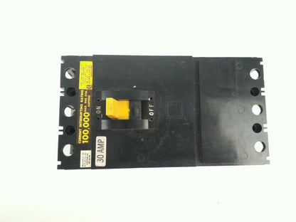 SQUARE D IFL 34030A2 CIRCUIT BREAKER 3 POLE 480VAC 30 AMP