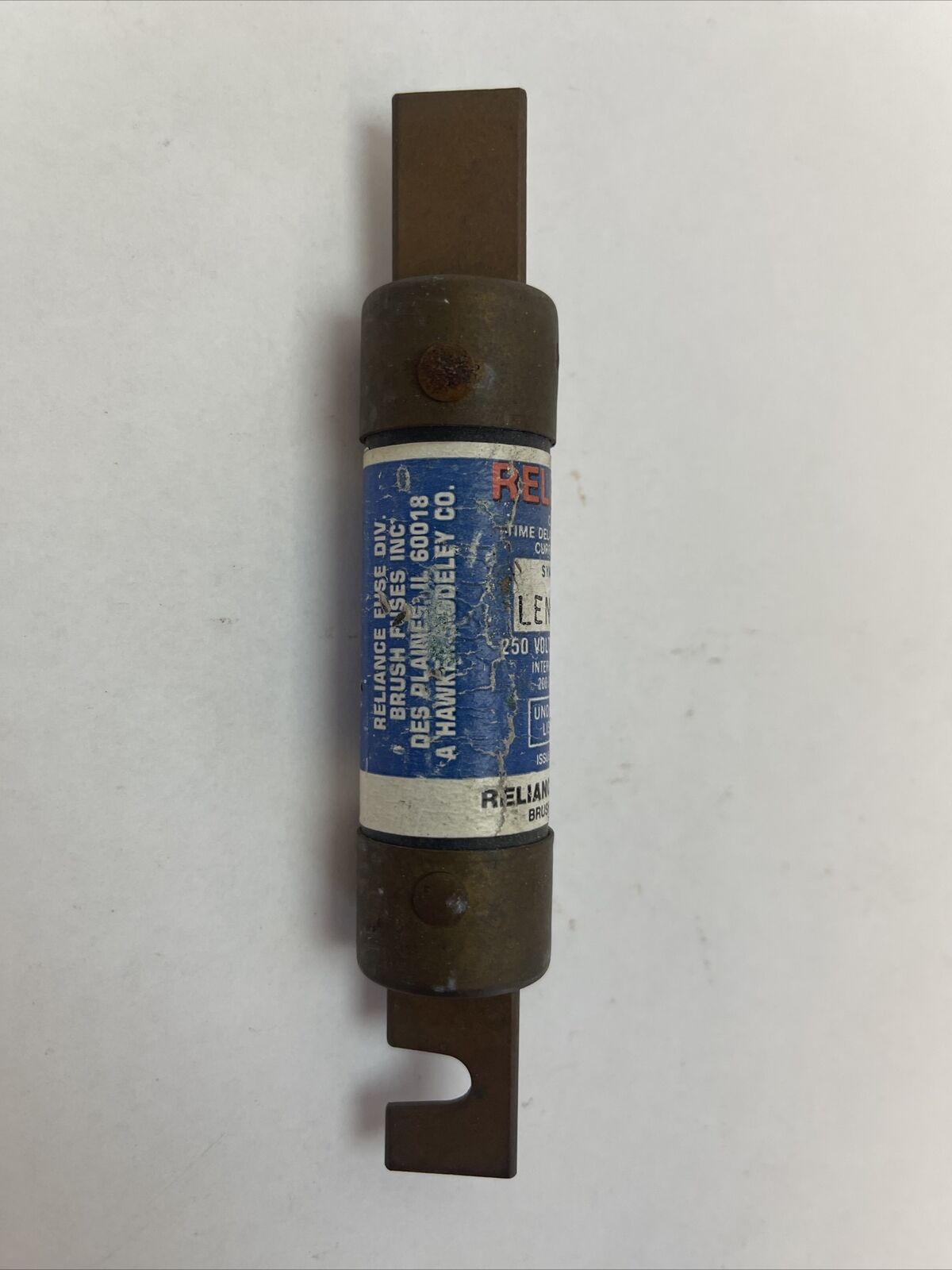 RELIANCE LENRK90 CURRENT LIMITING DUAL ELEMENT CLASS RK1 FUSE 90AMP 250VAC