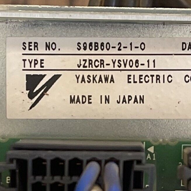 YASKAWA JZRCR-YSV06-11 SERVOPACK SRDA-MS165