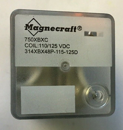 MAGNECRAFT 750XBXC RELAY 110/125VDC 314XBX48P-115-125D