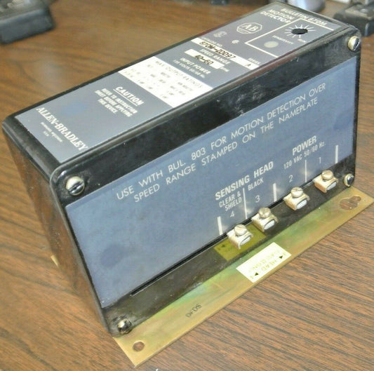 ALLEN-BRADLEY 870M-ZOD97 Ser. A / MOTION DETECTOR 40-60RPM / 120V / NEW SURPLUS