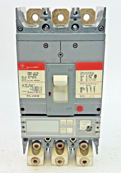 GE - SGLB36BA0400 - CIRCUIT BREAKER - 3 POLE/600 VAC/400A - W/ 250 A RATING PLUG